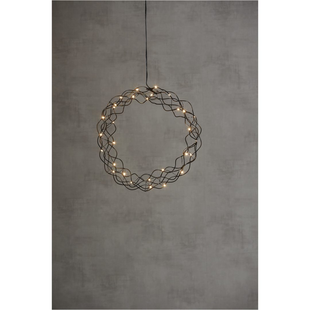 Hängande dekoration Curly Svart Star Trading 30 cm – bild 5