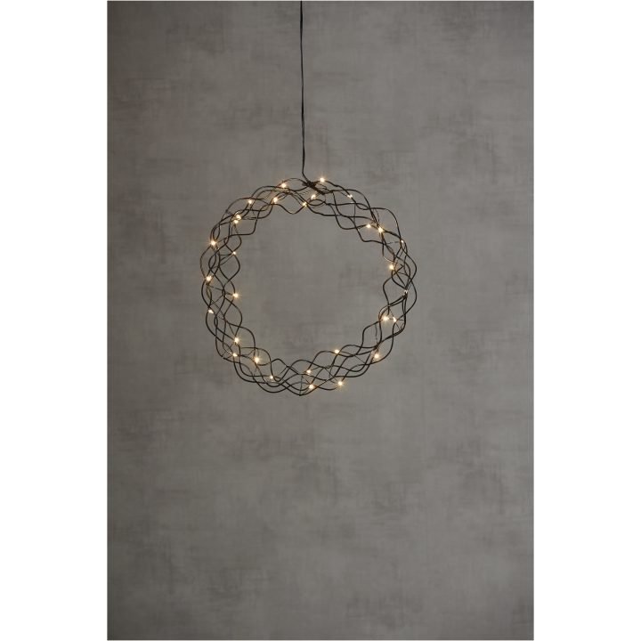 Hängande dekoration Curly Svart Star Trading 30 cm – bild 5