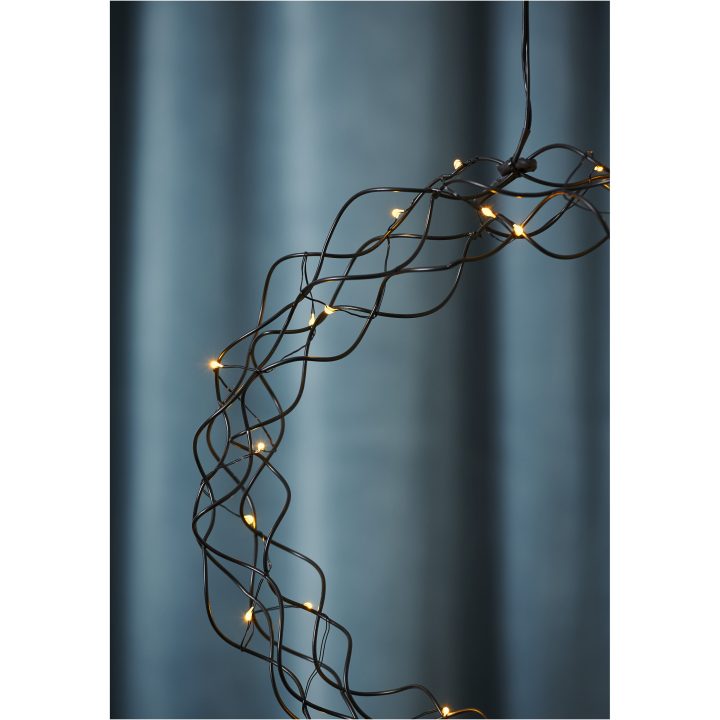 Hängande dekoration Curly Svart Star Trading 30 cm – bild 3