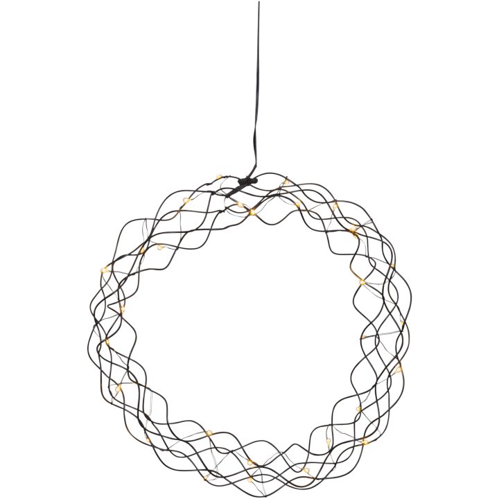 Hängande dekoration Curly Svart Star Trading 30 cm – bild 2