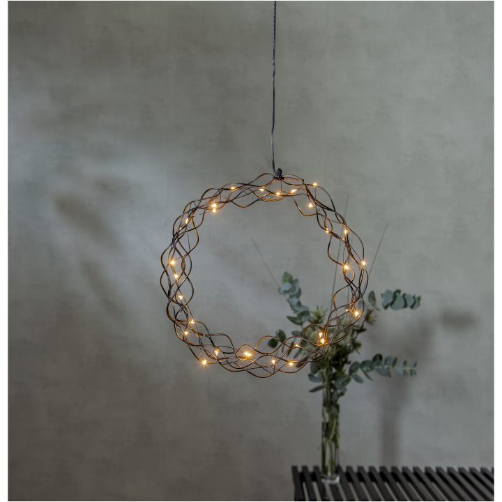 Hängande dekoration Curly Svart Star Trading 30 cm – bild 9