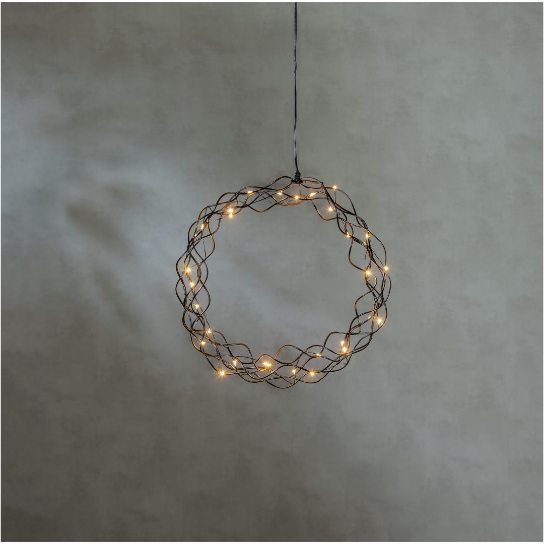 Hängande dekoration Curly Svart Star Trading 30 cm – bild 8
