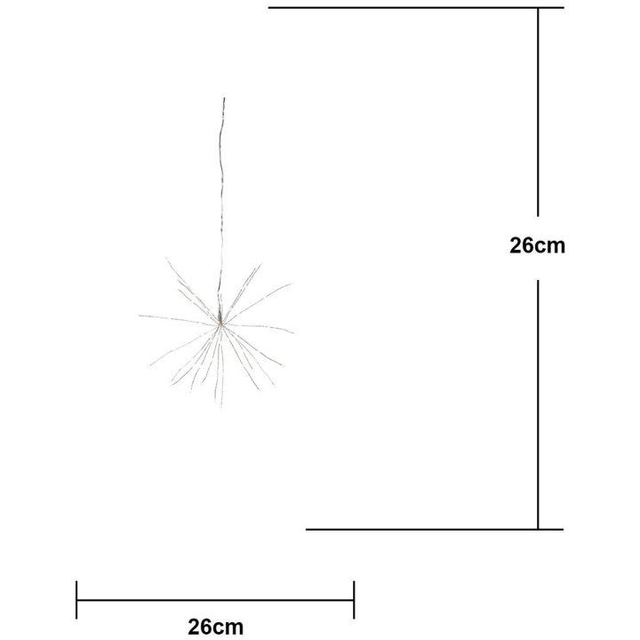 Hängande dekoration Firework Silver Star Trading 4,5V DC – bild 8