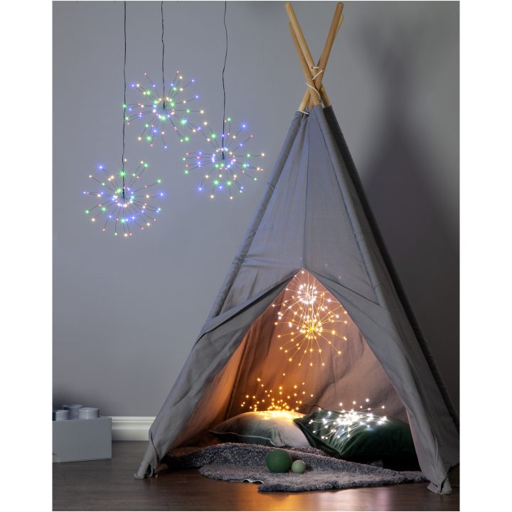 Hängande dekoration Firework Silver Star Trading 4,5V DC – bild 4