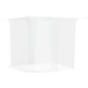 Hängande myggnät 156 mesh vit vidaXL 220 x 120 x 150 cm – miniatyr 2