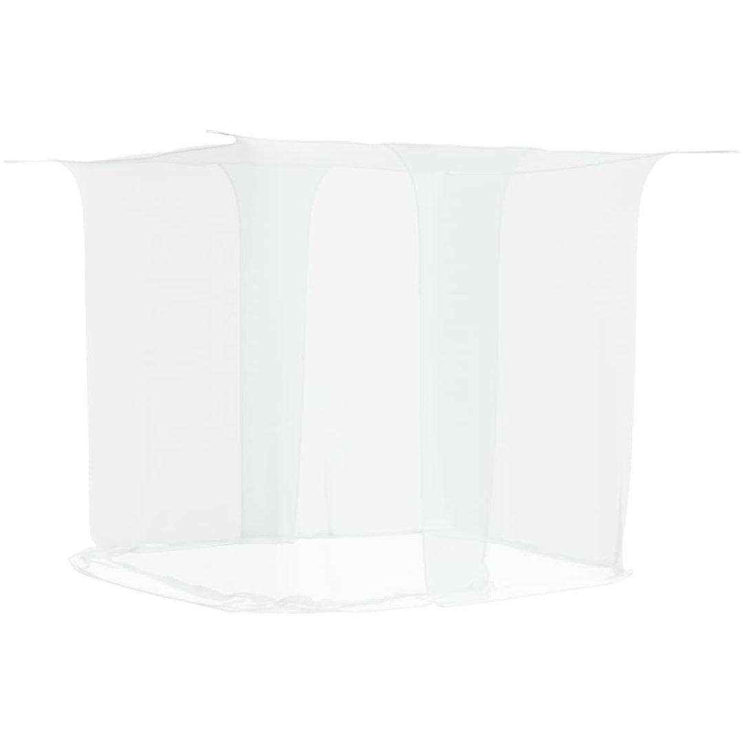 Hängande myggnät 156 mesh vit vidaXL 220 x 120 x 150 cm – bild 2