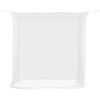 Hängande myggnät 156 mesh vit vidaXL 220 x 120 x 150 cm – miniatyr 6