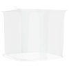 Hängande myggnät 156 mesh vit vidaXL 220 x 120 x 150 cm – miniatyr 7