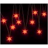 Hängande stjärna 10 LEDs röd 10 cm vidaXL – miniatyr 4