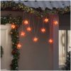 Hängande stjärna 10 LEDs röd 10 cm vidaXL – miniatyr 1