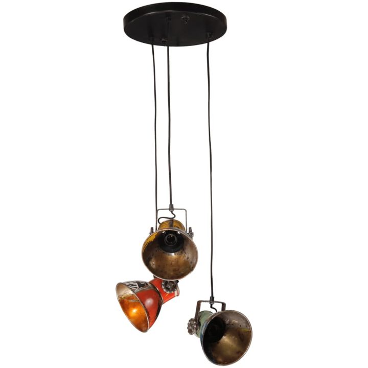 Hänglampa 25 W flerfärgad 30x30x100 cm E27 vidaXL – bild 3