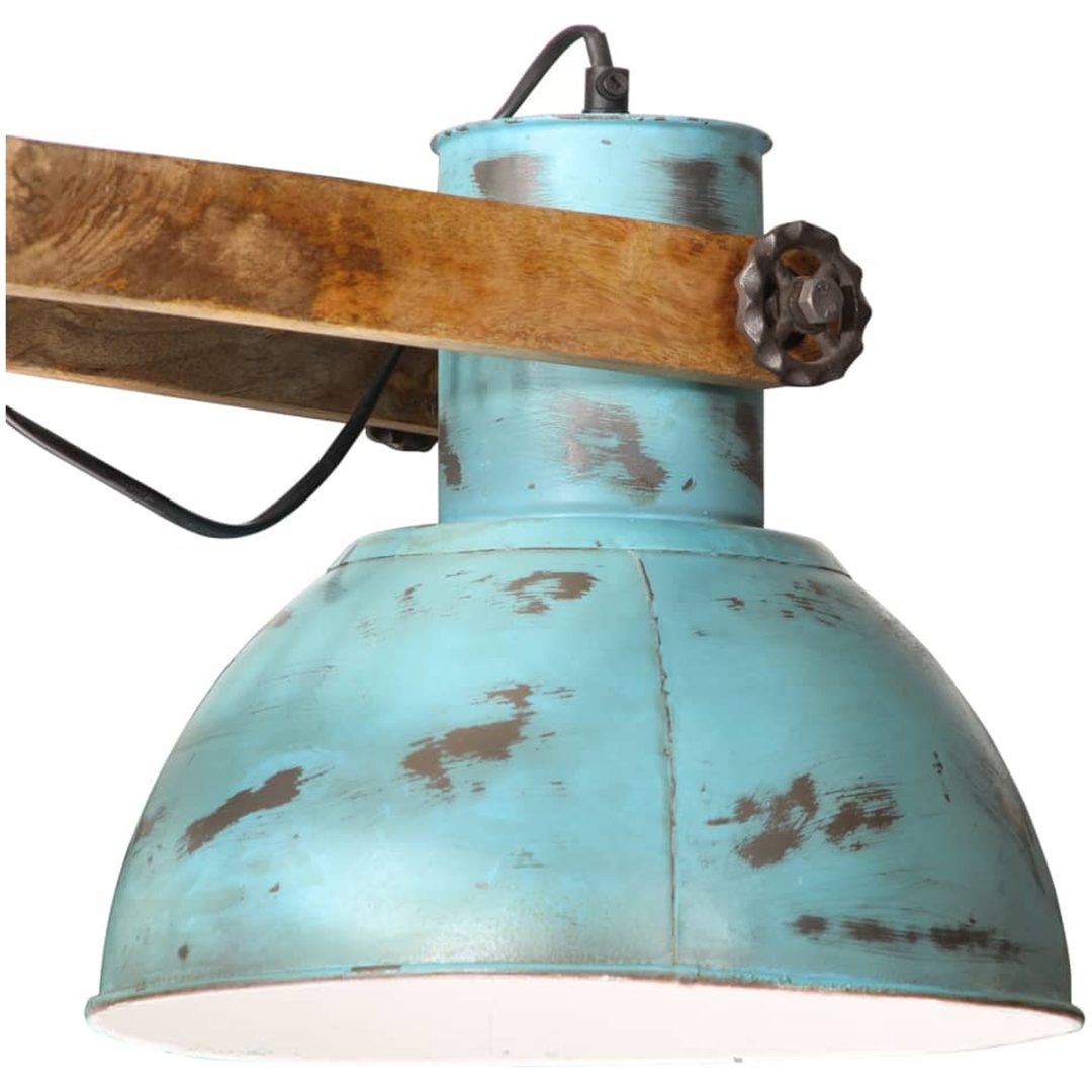 Hänglampa 25 W nött blå 85x28x109 cm E27 vidaXL – bild 4