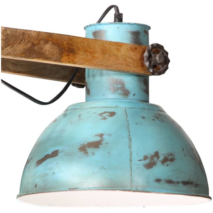 Hänglampa 25 W nött blå 85x28x109 cm E27 vidaXL – bild 4