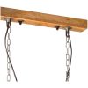 Hänglampa 25 W nött blå 85x28x109 cm E27 vidaXL – miniatyr 5