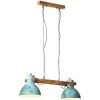 Hänglampa 25 W nött blå 85x28x109 cm E27 vidaXL – miniatyr 1