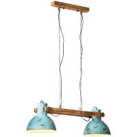 Hänglampa 25 W nött blå 85x28x109 cm E27 vidaXL