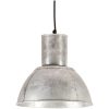 Hänglampa 25 W silver rund E27 vidaXL ⌀28.5 cm – miniatyr 2