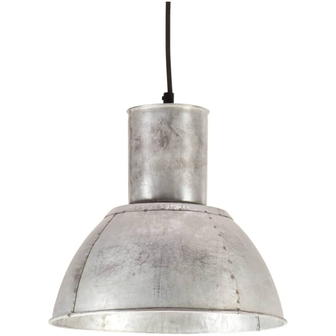 Hänglampa 25 W silver rund E27 vidaXL ⌀28.5 cm – bild 2