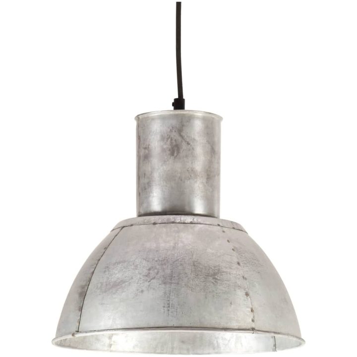 Hänglampa 25 W silver rund E27 vidaXL ⌀28.5 cm – bild 2