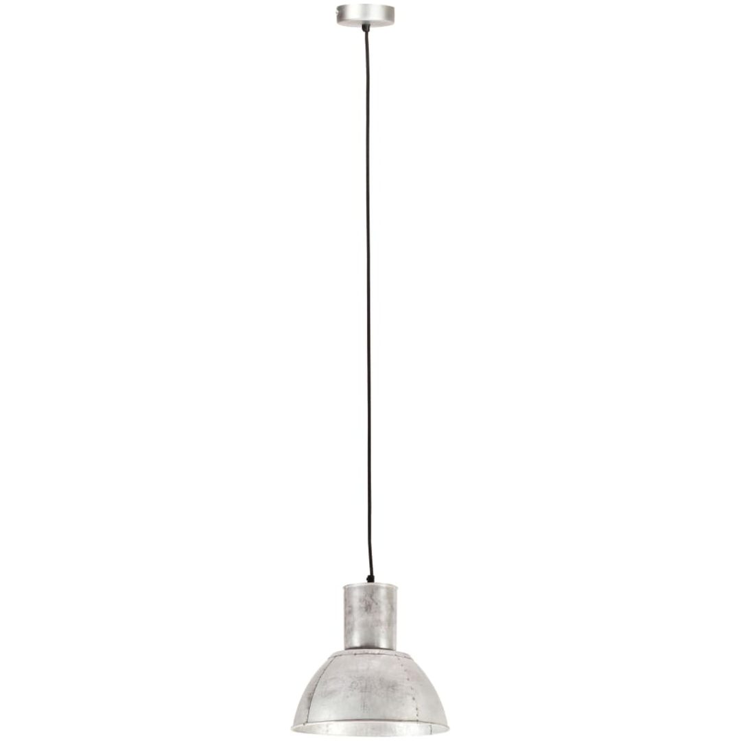 Hänglampa 25 W silver rund E27 vidaXL ⌀28.5 cm – bild 3