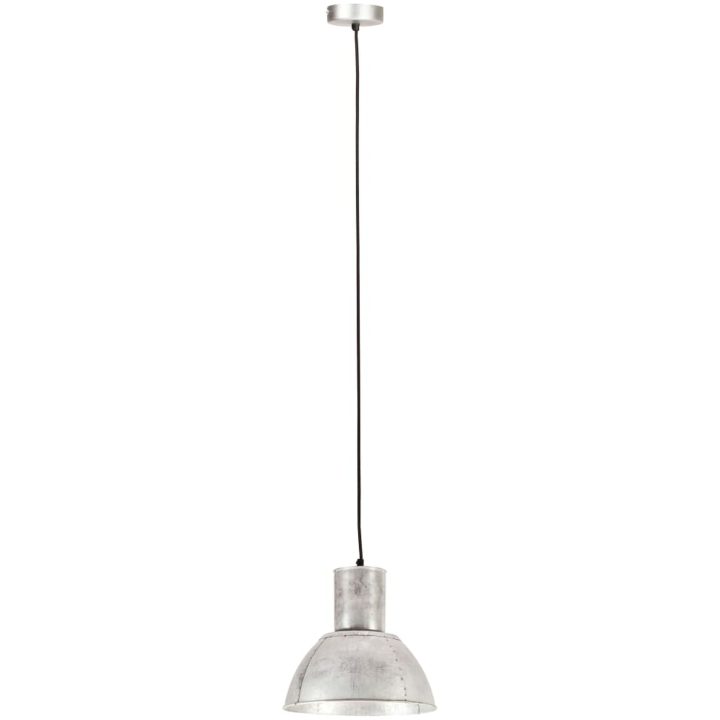 Hänglampa 25 W silver rund E27 vidaXL ⌀28.5 cm – bild 3