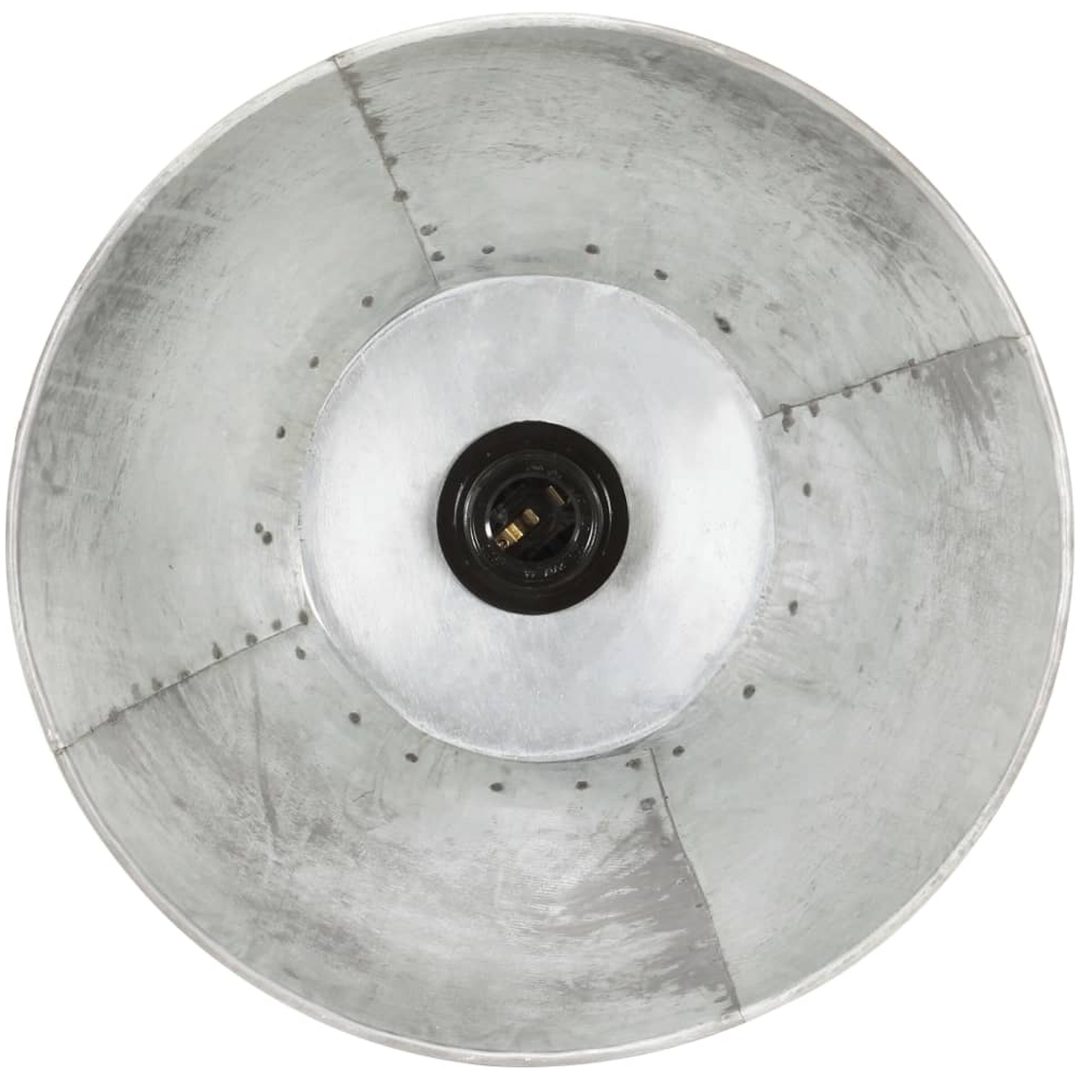 Hänglampa 25 W silver rund E27 vidaXL ⌀28.5 cm – bild 7