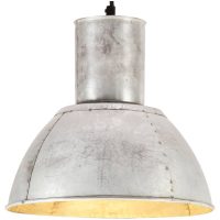 Hänglampa 25 W silver rund E27 vidaXL