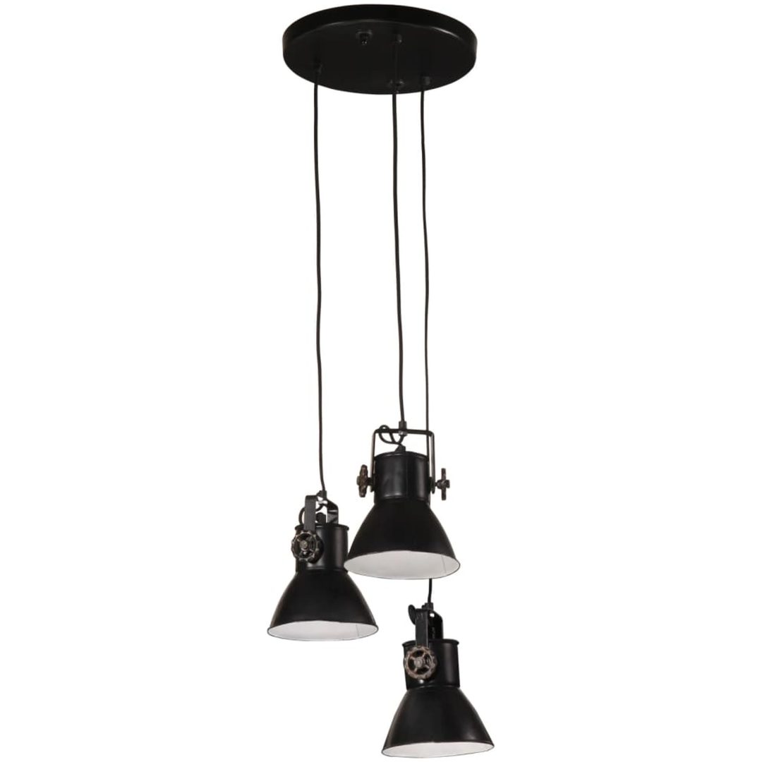 Hänglampa 25 W svart 30x30x100 cm E27 vidaXL – bild 2