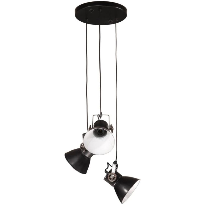 Hänglampa 25 W svart 30x30x100 cm E27 vidaXL – bild 3