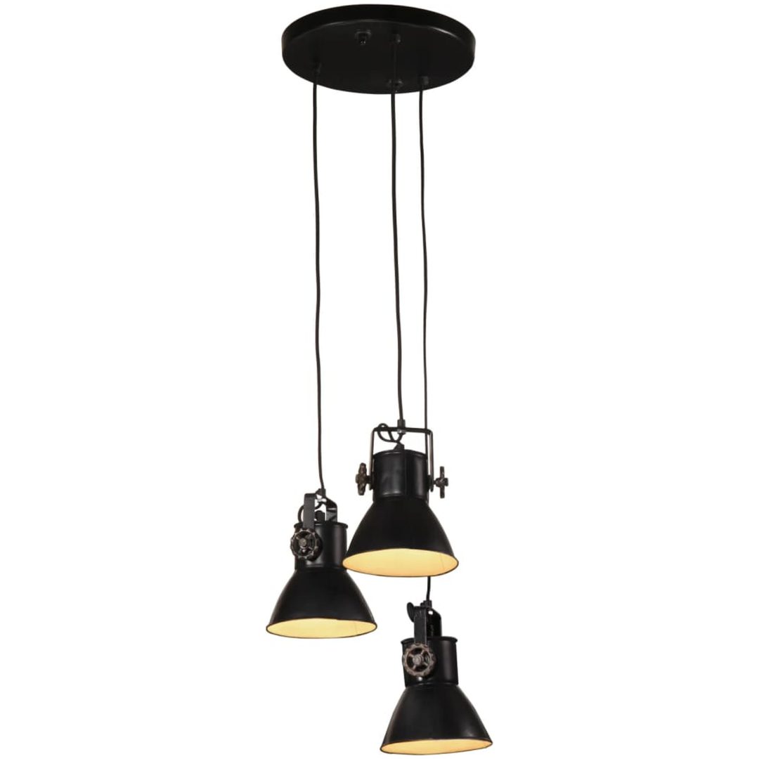 Hänglampa 25 W svart 30x30x100 cm E27 vidaXL