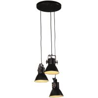 Hänglampa 25 W svart 30x30x100 cm E27 vidaXL