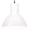 Hänglampa 25 W vit rund 28,5 cm E27 vidaXL ⌀28.5 cm – miniatyr 1