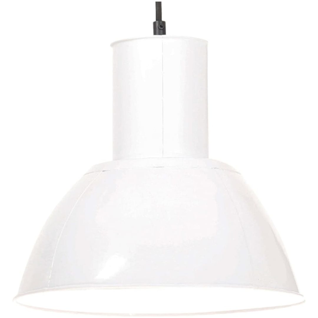 Hänglampa 25 W vit rund 28,5 cm E27 vidaXL ⌀28.5 cm