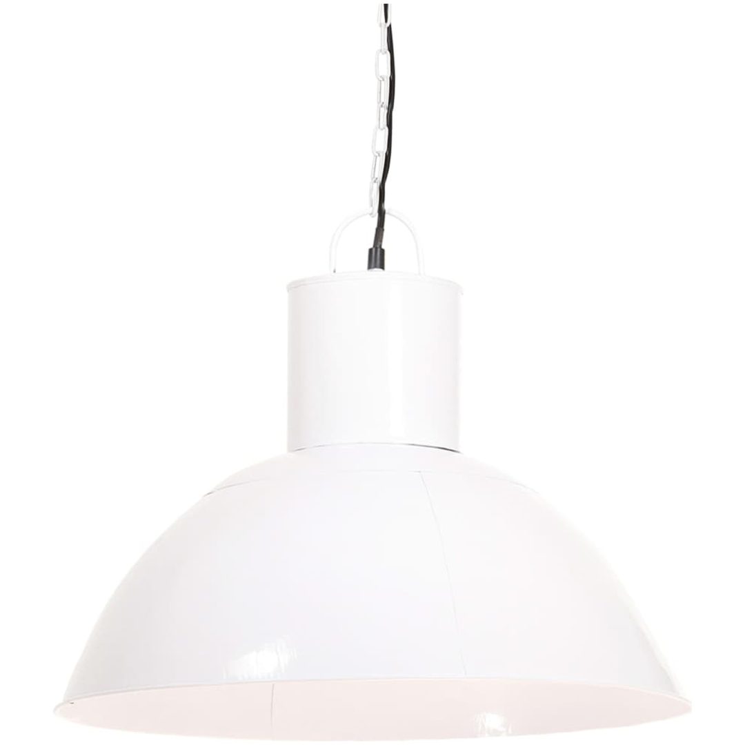 Hänglampa 25 W vit rund 48 cm E27 vidaXL ⌀48 cm – bild 2