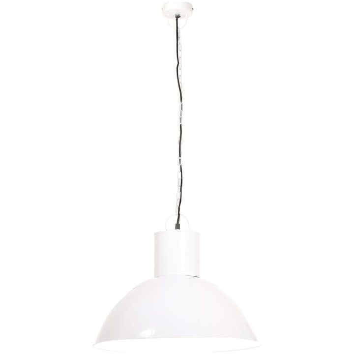 Hänglampa 25 W vit rund 48 cm E27 vidaXL ⌀48 cm – bild 4