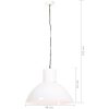Hänglampa 25 W vit rund 48 cm E27 vidaXL ⌀48 cm – miniatyr 9