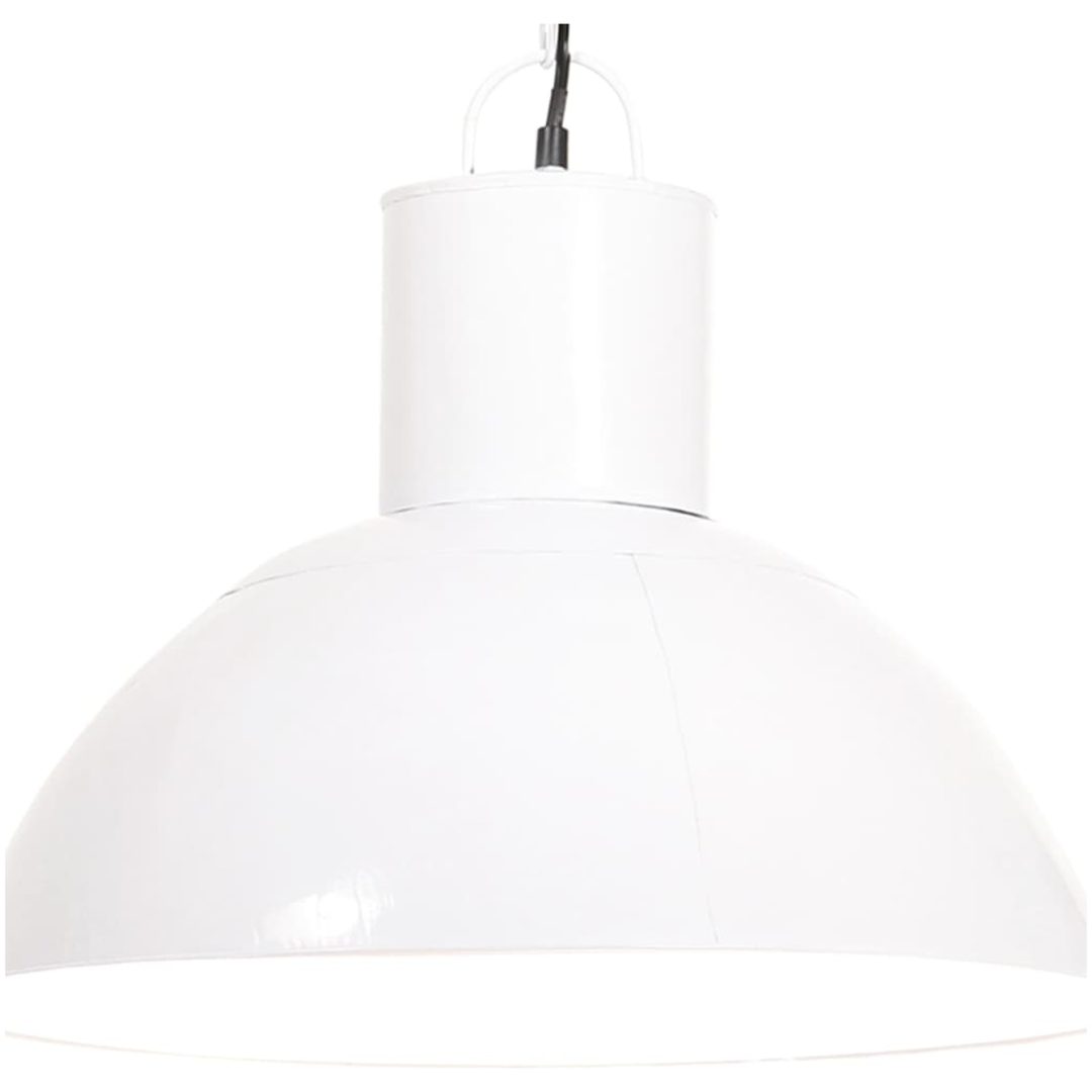 Hänglampa 25 W vit rund 48 cm E27 vidaXL ⌀48 cm