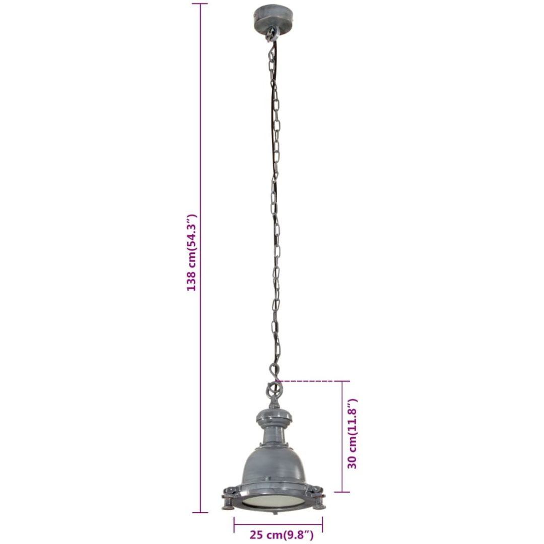 Hänglampa 25x25x138 cm aluminium vidaXL 25 x 25 x 138 cm – bild 9