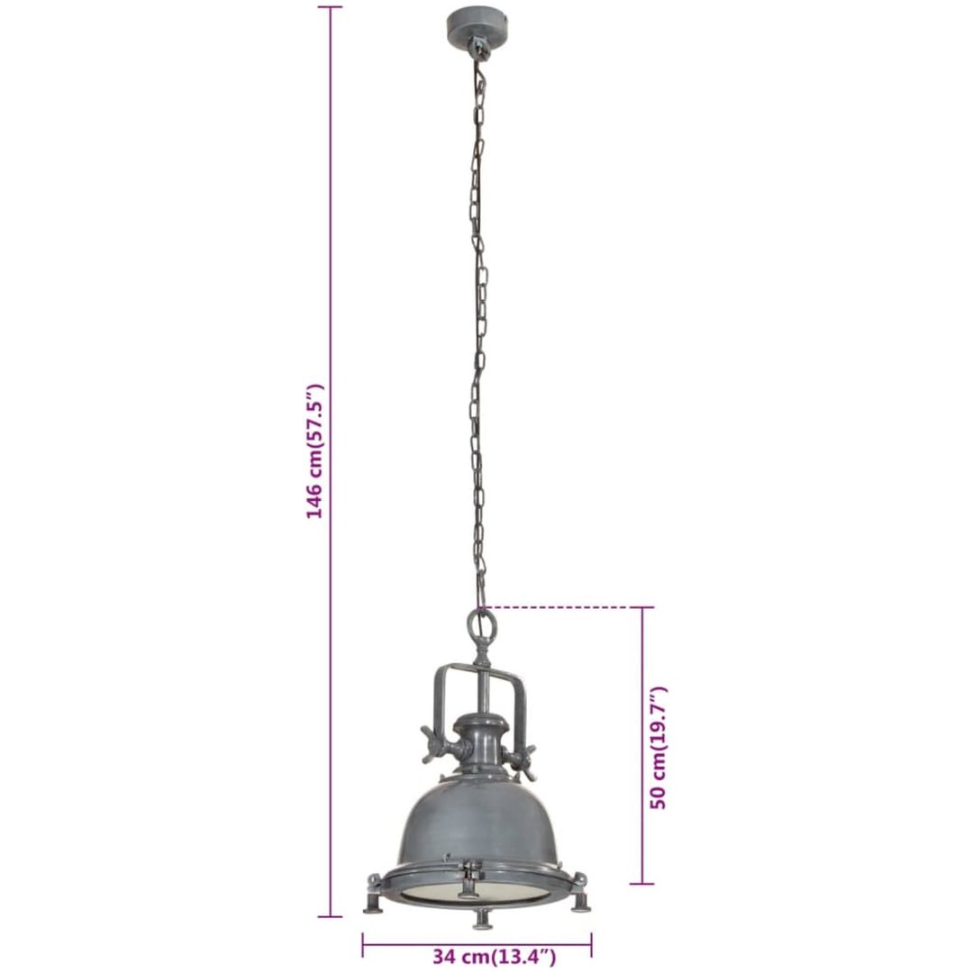 Hänglampa 34x34x146 cm aluminium vidaXL 34 x 34 x 146 cm – bild 10