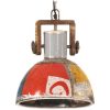 Hänglampa industriell 25 W flerfärgad rund 27 vidaXL ⌀30 cm – miniatyr 2