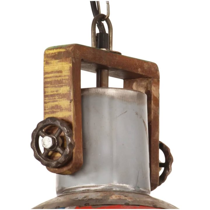 Hänglampa industriell 25 W flerfärgad rund 27 vidaXL ⌀30 cm – bild 8
