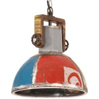 Hänglampa industriell 25 W flerfärgad rund 27 vidaXL