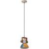 Hänglampa industriell 25 W flerfärgad rund E27 vidaXL ⌀19 cm – miniatyr 4