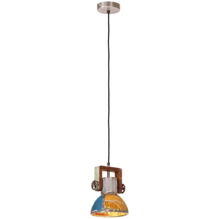 Hänglampa industriell 25 W flerfärgad rund E27 vidaXL ⌀19 cm – bild 5