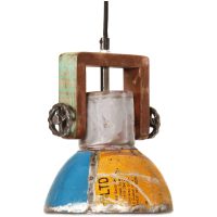 Hänglampa industriell 25 W flerfärgad rund E27 vidaXL