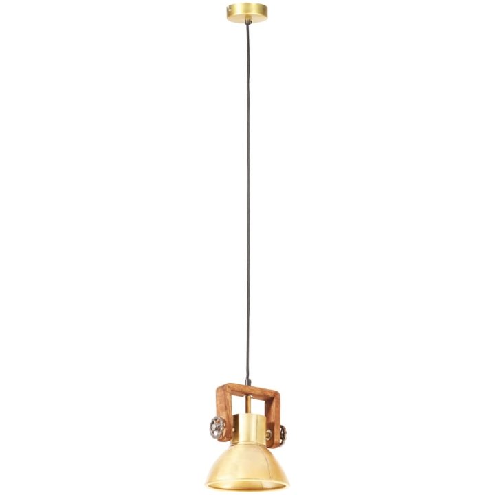 Hänglampa industriell 25 W mässing rund 19 cm E27 vidaXL ⌀19 cm – bild 5