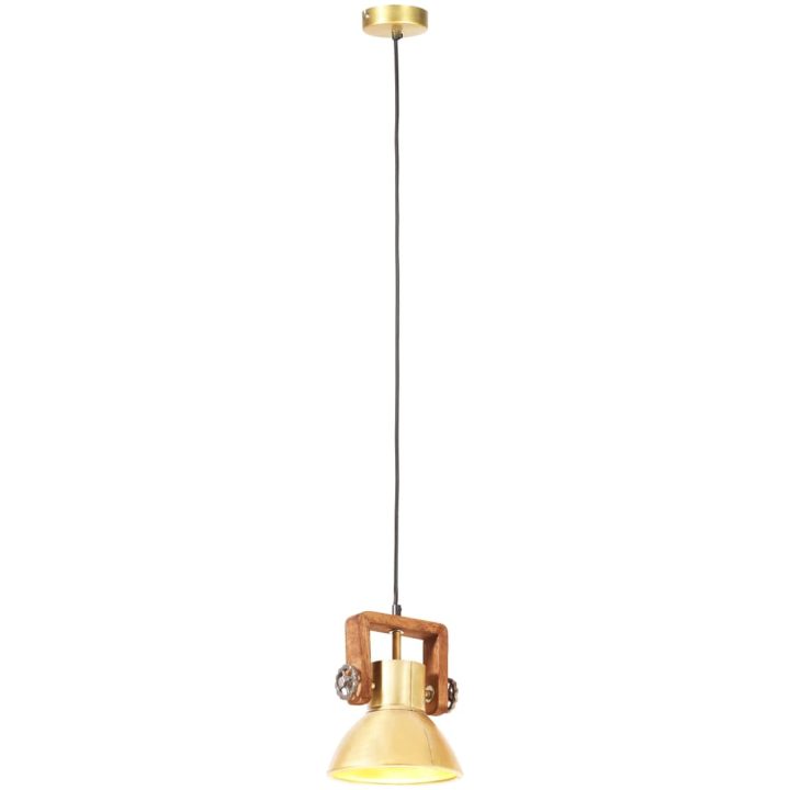 Hänglampa industriell 25 W mässing rund 19 cm E27 vidaXL ⌀19 cm – bild 6