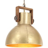 Hänglampa industriell 25 W mässing rund 40 cm E27 vidaXL