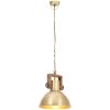 Hänglampa industriell 25 W mässing rund E27 vidaXL ⌀30 cm – miniatyr 3