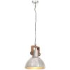 Hänglampa industriell 25 W silver rund 30 cm E27 vidaXL ⌀30 cm – miniatyr 3